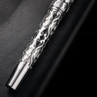 Thumbnail for Nebula Chrome Skeleton Fountain Pen