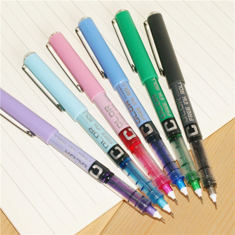 Needle Type Gel Pen Bundle 7pcs