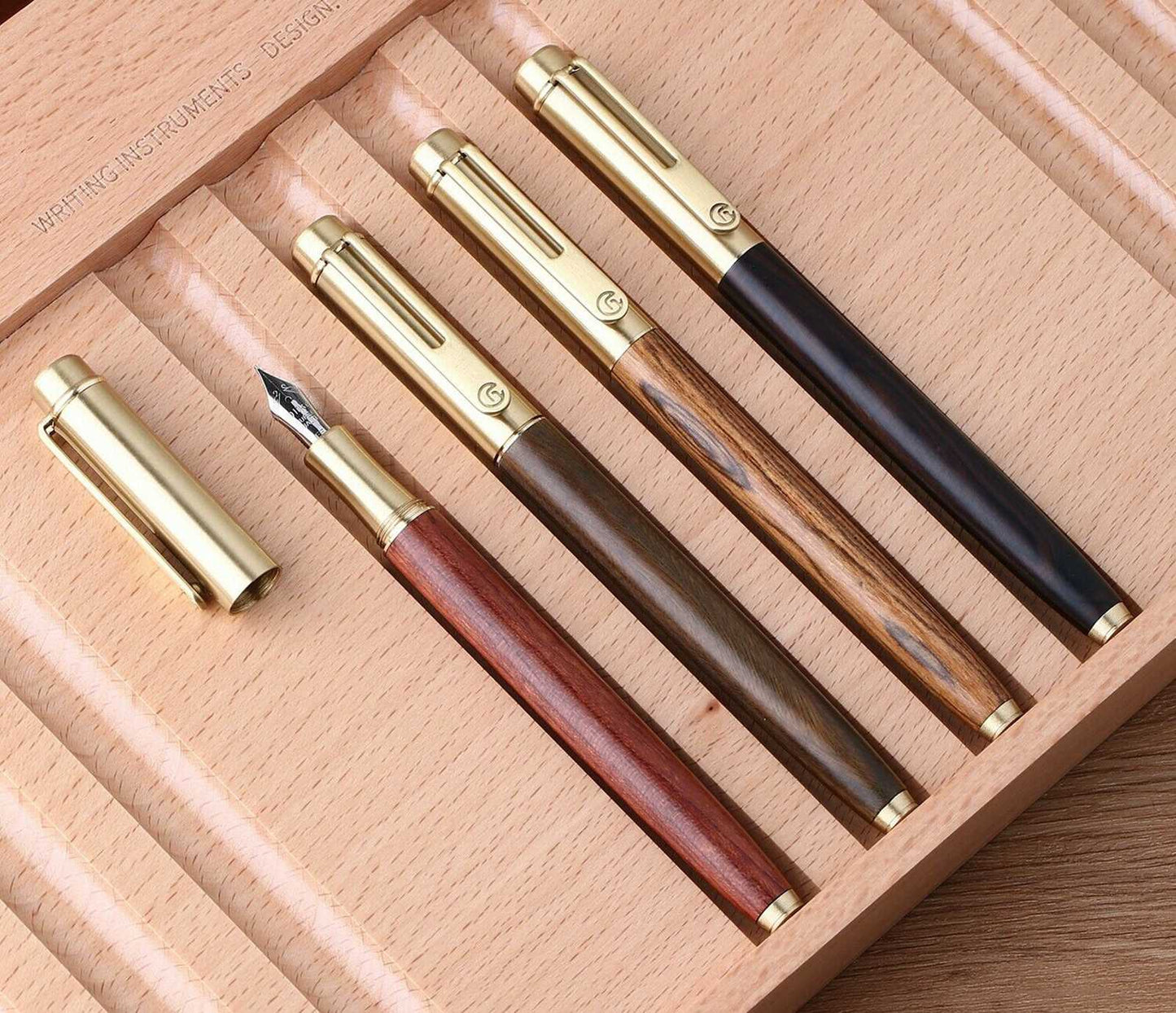 Woodgrain Elegance Fountain Pen