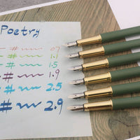Thumbnail for fountain pen, writing with a fountain pen, refillable fountain pens, pen with ink, pen store, nib pen, ink pen, fountain pens for sale, fountain pen shop, calligraphy, best pens