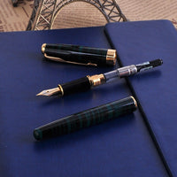 Thumbnail for fountain pen, writing with a fountain pen, refillable fountain pens, pen with ink, pen store, nib pen, ink pen, fountain pens for sale, fountain pen shop, calligraphy, best pens