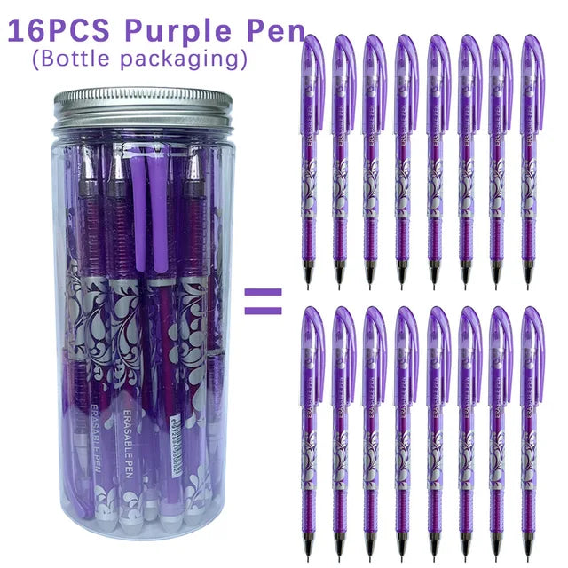 16pcs Magic Erasable Gel Pens