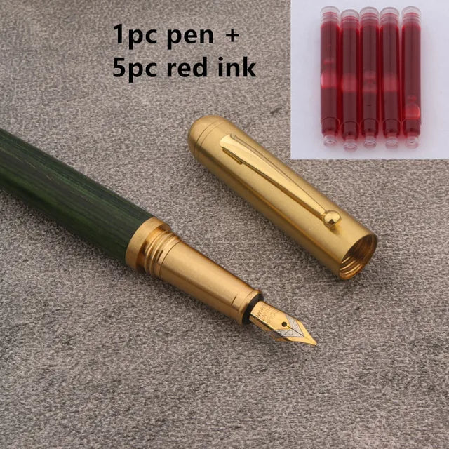Green Wood Fountain Pen