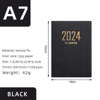 Thumbnail for 2024 Portable Daily, Weekly & Monthly Planner
