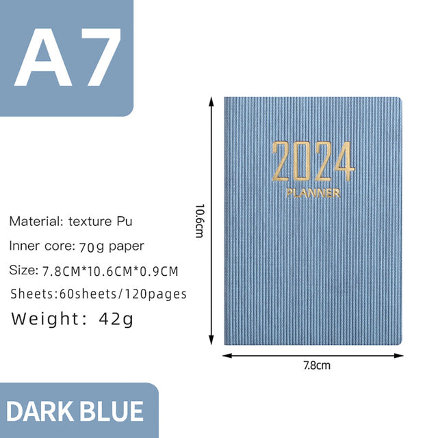 2024 Portable Daily, Weekly & Monthly Planner